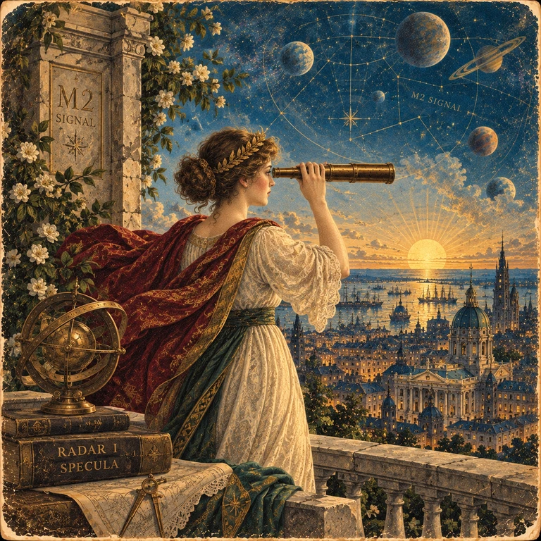 Ilustración de Radar I · Specula.